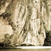 Creaking and moaning, the Big Kat watches as James Shuford leads Kaaterskills Falls Right (WI4). The classic Gottlieb