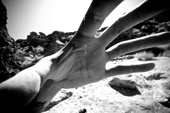 The late, great Michael Reardon bails from Double Dyno (V6), Boulder 1. Photo courtesy of the Reardon collection