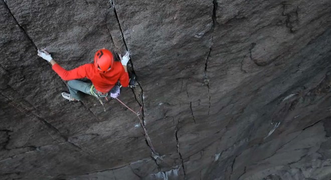 Unidentified climbing bunions (could you blame the climber for wishing to remain anonymous?) Photo courtesy of an anonymous bunion photo donor.