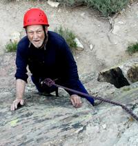 core to toe side lunges rock climbing exercise