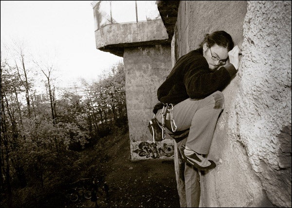 Jessica Campbell Thor Motlagh Sami’s Cliff Ajloun Jordan Rock Climbing