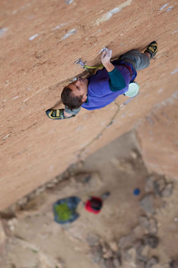 Smith Rock Climbing New Route Development Bolting Drilling Cleaning
