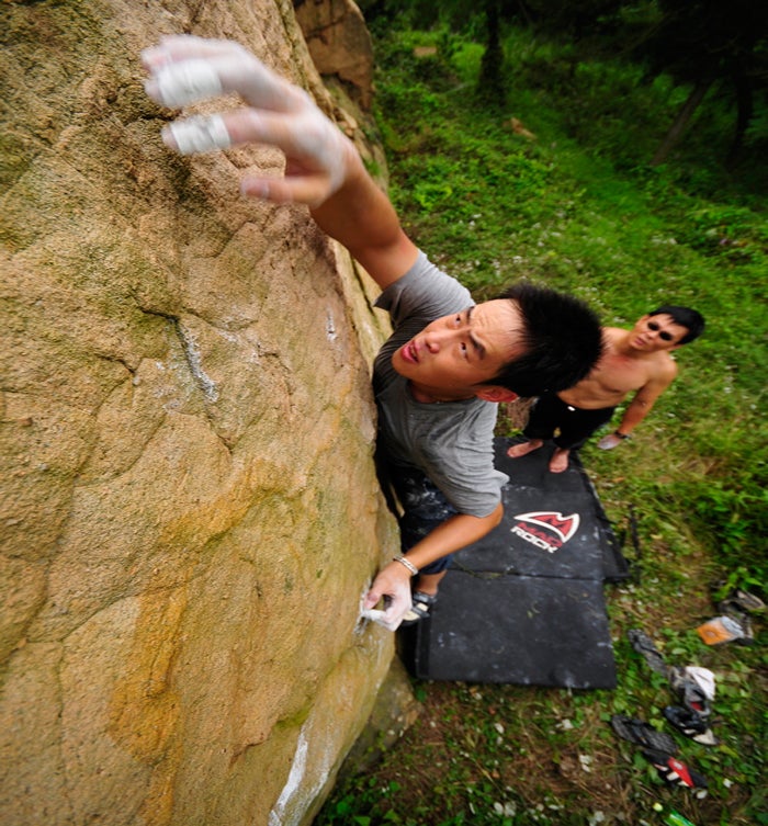 Top Secret Sandstone Bouldering in New Mexico Climbing
