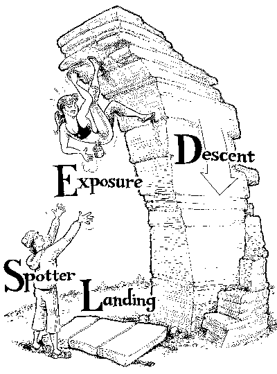 Bouldering is all about freedom of move Bouldering is all about freedom of movement — use S.L.E.D. to keep it safe as well.