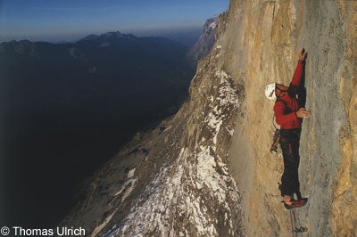 Eigersport - Rote Fluh free climbed Eigersport - Rote Fluh free climbed