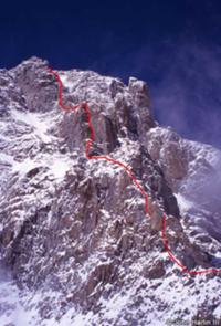 New Route on Mont Blanc New Route on Mont Blanc
