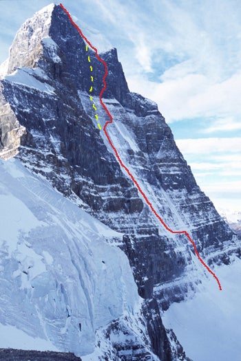 New Line Blazed Up Alberta's North Face New Line Blazed Up Alberta's North Face