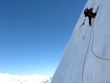 Stout New Ice Route in Nepal Stout New Ice Route in Nepal