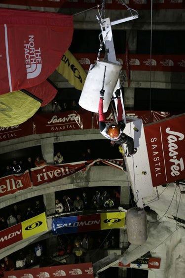 Not your daddy’s ice climbing com Not your daddy’s ice climbing competition.