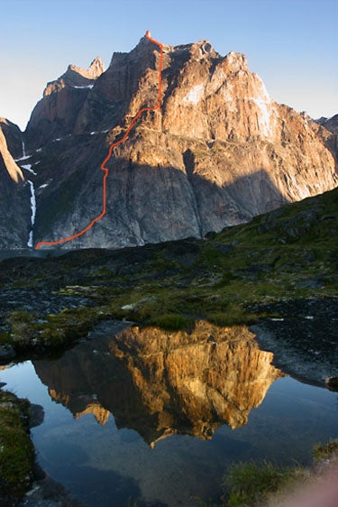David Kashlikowski and Eliza Kubarska w David Kashlikowski and Eliza Kubarska were the second team to reach the summit of Maujit Qaqarssuasia in southern Greenland, after the…