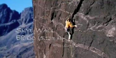 Dave Birkett on the Skye Wall Dave Birkett on the Skye Wall