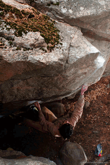 Robinson on (November 11th, 2006) Circa Robinson on (November 11th, 2006) Circadian Rhythm (V13/14), in Poudre Canyon, Colorado.