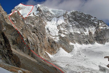 Americans Climb Big New Route in China Americans Climb Big New Route in China
