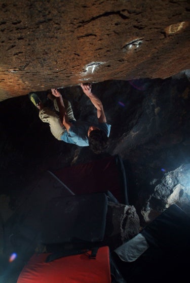 Paul Robinson on Terre de Sienne (V14), Paul Robinson on Terre de Sienne (V14), part two of the Terremer link-up. Photo by James Q. Martin - JamesQMartin.com.