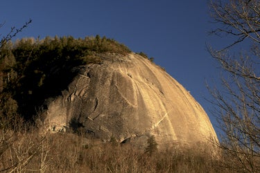 The Nose (5.8) Looking Glass Rock, Nort The Nose (5.8) Looking Glass Rock, North Carolina