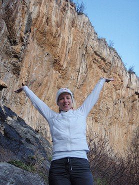 Slovenian Woman Climbs 5.14c Slovenian Woman Climbs 5.14c