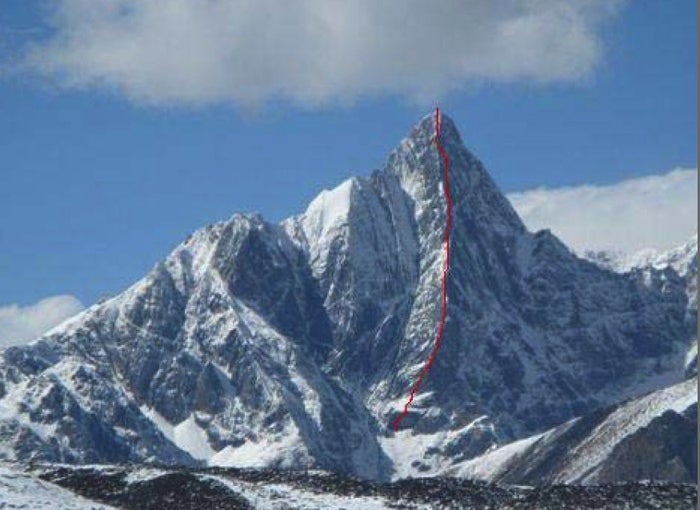 Dojitsenga, an unclimbed 5,700-meter pe Dojitsenga, an unclimbed 5,700-meter peak in the Kangri Garpo Range of Tibet. Jonny Copp and Micah Dash hope to climb the striking east ridge…