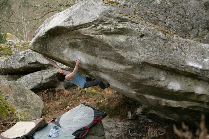 Graham working on The Island. Photo by Graham working on The Island. Photo by Stéphan Denys.