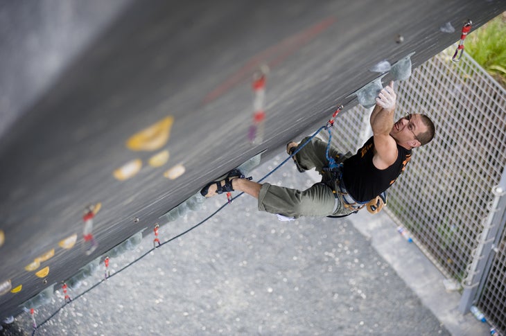 Senior Mens Champion - Gareth Parry. Ph Senior Mens Champion - Gareth Parry. Photo courtesy of the British Mountaineering Council (BMC).