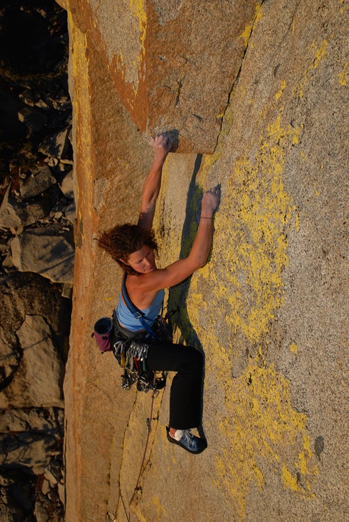 Majka Burhardt on Raven (5.11). Photo b Majka Burhardt on Raven (5.11). Photo by James Q Martin / jamesqmartin.com