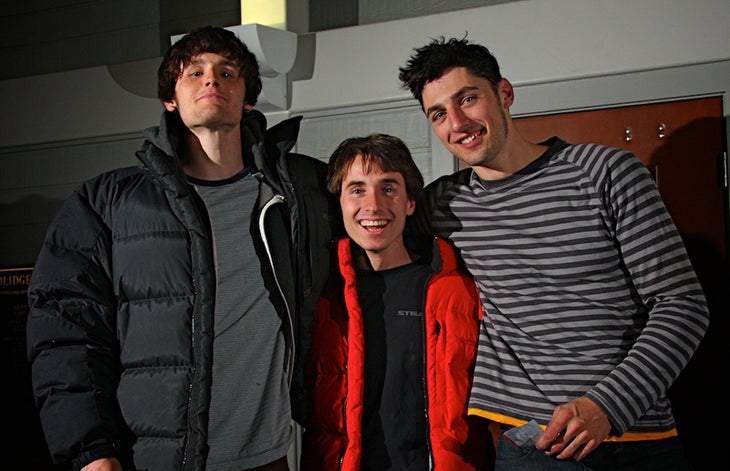 Men's Open Winners: Webb, Traversi and Men's Open Winners: Webb, Traversi and Glassberg at the awards ceremony. Photos by Brian Burnham and Leon Godwin / CirqueVideo.com