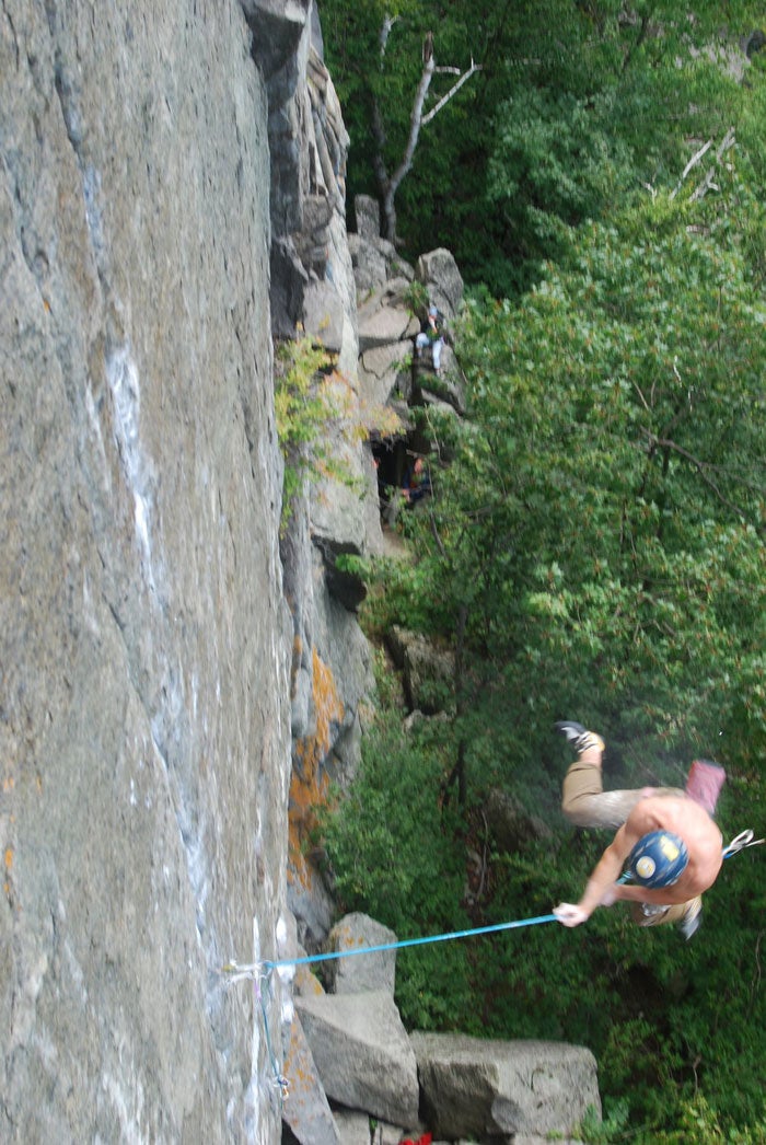 McCormick whipping from the crux of Whe McCormick whipping from the crux of Wheelin N’ Dealin. Photo by Jamie Hamilton courtesy of Mattmccormickclimbing.blogspot.com.