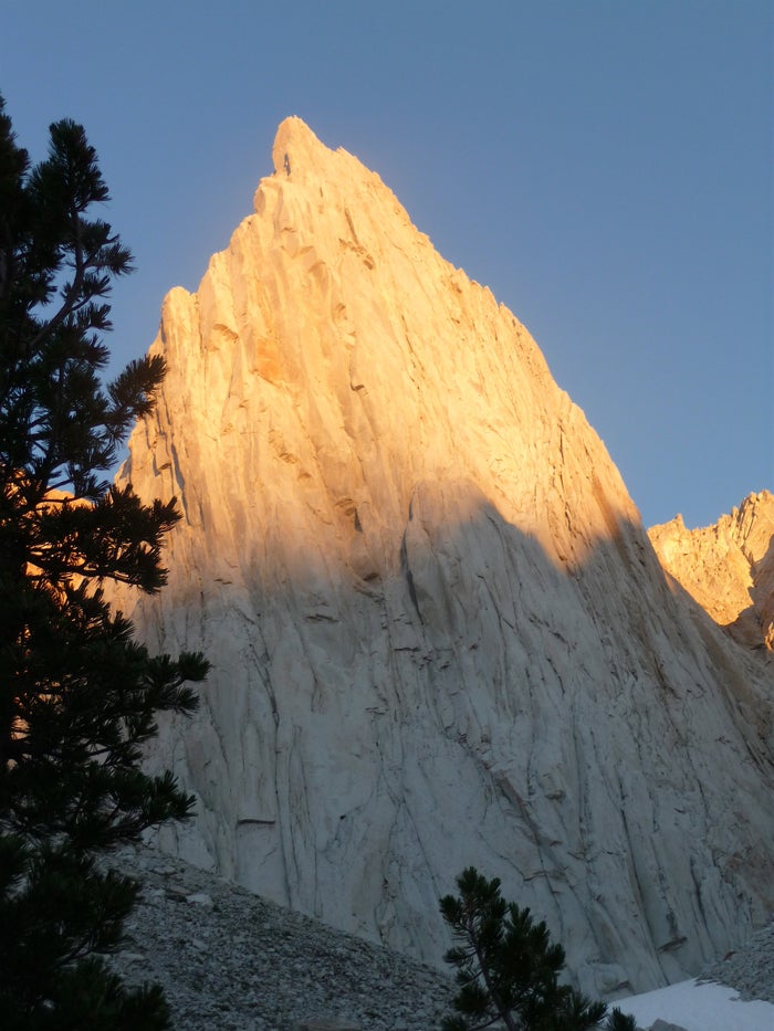 The Incredible Hulk is about 1,200 feet The Incredible Hulk is about 1,200 feet high and hosts the best collection of 5.10 to 5.12 multi-pitch routes in the High Sierra. Photo by Mark…