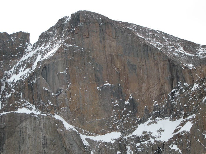 The Diamond of Longs Peak, Colorado. Ph The Diamond of Longs Peak, Colorado. Photo by Dougald MacDonald