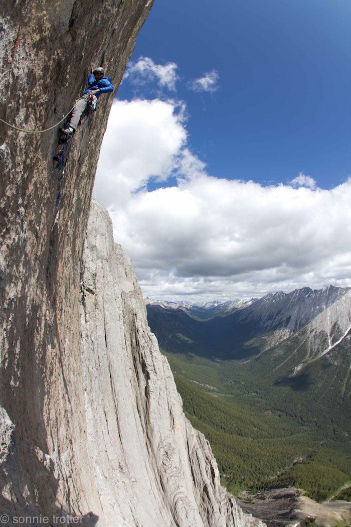 Tommy Caldwell on The Shining (5.13+, 1 Tommy Caldwell on The Shining (5.13+, 15 pitches). Photo by Sonnie Trotter