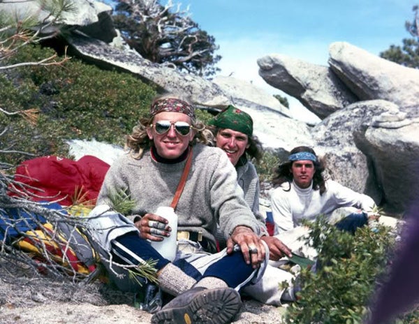 Bachar-Mike-Ron_4867.jpg John Bachar, Mike Graham and Ron Kauk after the fifth ascent of the Shield, El Cap. From the book \