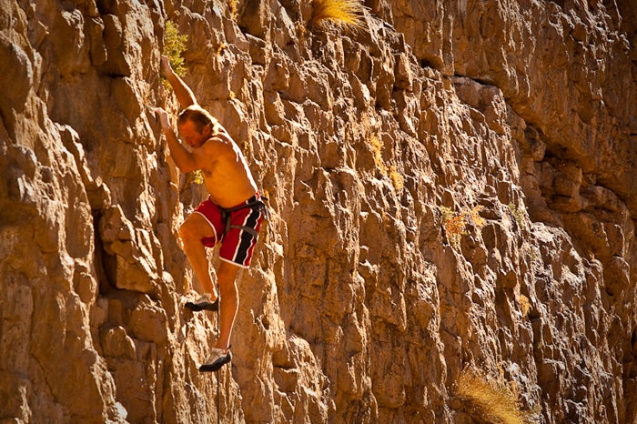 John-Bacher-1_4886.jpg Bachar at the Owens River Gorge, January 2009. Photo by Bruce Willey / BruceWilley.com
