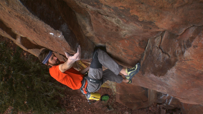 Matt Wilder attempts the route. Video s Matt Wilder attempts the route. Video still courtesy of Peter Mortimer — SenderFilms.com