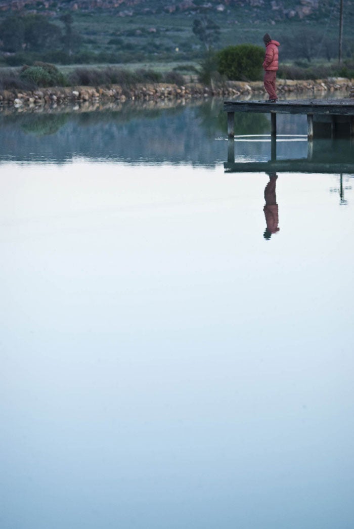 SA-15_1035.jpg Korni Obleitner chilling by the lake at the Alphafarm