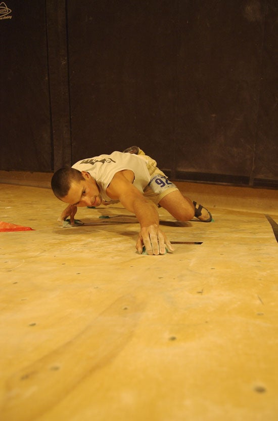 sendfest06_5029_8185.jpg BJ Tilden on Mens Final Problem #1 © Photo by Dan Dewell