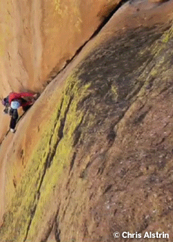 SouthernCrossing-Namibia09_2754.gif Americans Free Climb Big Wall in Namibia, Africa Majka Burhardt, Peter Doucette, and Kate Rutherford have climbed two new big wall routes: Southern…