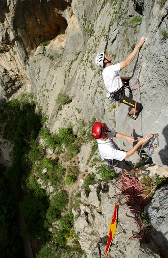 speedclimbing 009_2907.jpg Paklenica Canyon, Croatia © Photo by Klaus Fengler