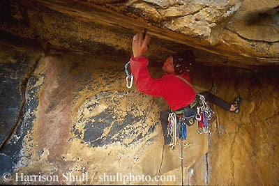 twal4610_8215.jpg Kirk Brode on Scamper Proof, Tennessee Wall, TN © Photo by Harrison Shull