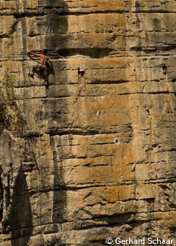 Yangshuo-gerhard-schaar_2652.gif The Limestone of Yangshuo, China Text and photos by Gerhard Schaar - With about 20 different crags, and about 400 routes, all no further away than a…