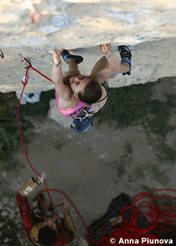 Zhenja-Kazbekova-Crimea_2777.gif 12 Year Old Girl Climbs 5.13c/dZhenja Kazbekova, a 12-year-old Ukrainian girl, has climbed New Kenigsberg 8a+/8b or 5.13c/d at the Krasny Kamen or…