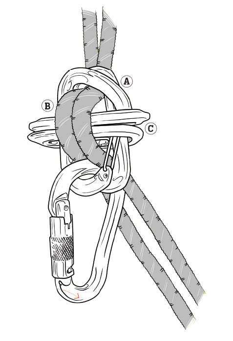 Rappel-Without-Belay-Device Rappel-Without-Belay-Device