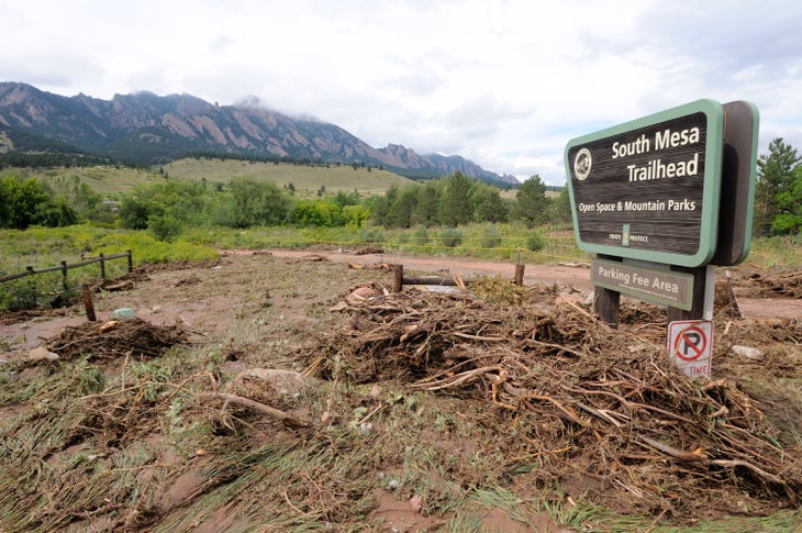 S Mesa Lot_406 Flatirons trailhead on September 13.