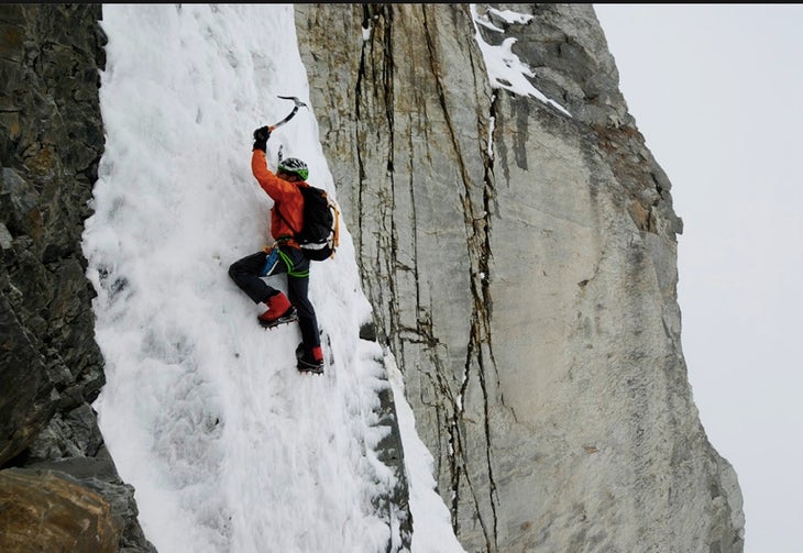 Steck in 2007 Ueli Steck on Annapurna's south face in 2007.
