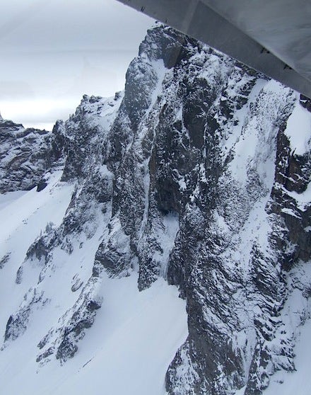 Brainless_Child_aerial_3 Lower part of Brainless Child, taking the obvious steep mixed line in the center.
