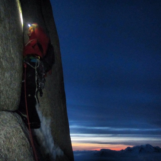 10994045_334371970104001_59820388831438 Alex Honnold on the north face of Cerro Torre during an attempted one-day Torre Traverse. Photo by Colin Haley.