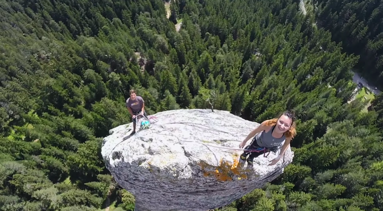 "Video: Climbing the Monolithe de Sardières"