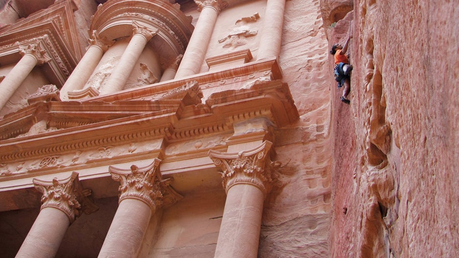 "Wadi Rum Jordan Rock Climbing"