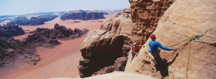 Up Arabia: Rock Climbing in Jordan -