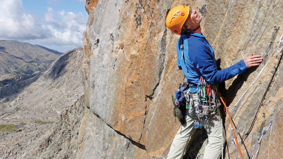 "Rock Climbing Cloud Peak Bighorns Wyoming"