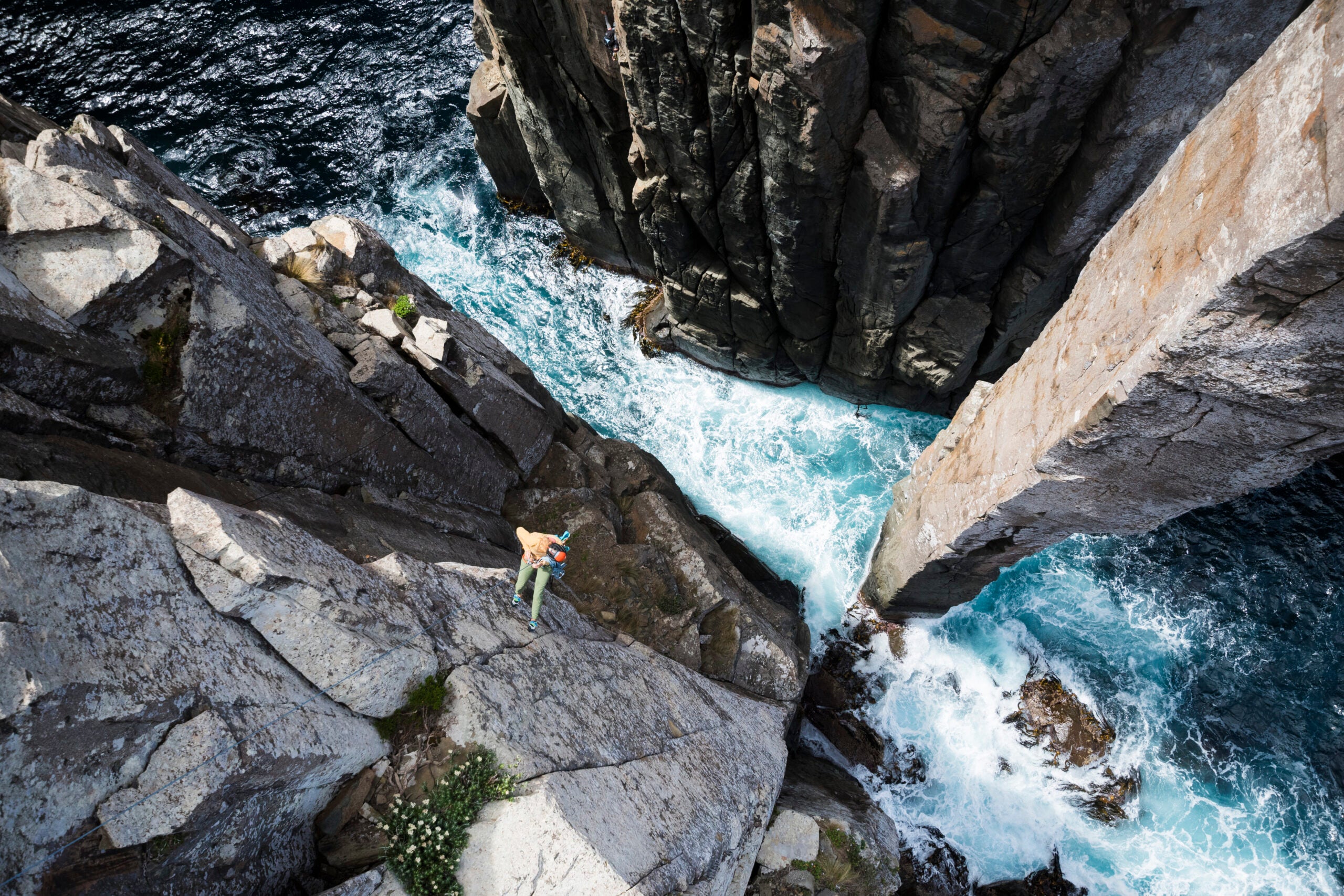 The scene of the accident: Tasmania's Totem Pole.
