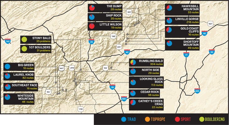 NCMap.jpg north carolina rock climbing map